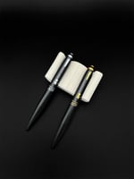 قلم بشعار سيفين ونخلة-فضي