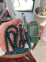 طقم ساعة قلم وسبحة