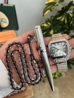 طقم ساعة قلم وسبحة