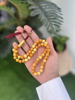 مسابح تراب الكهرمان شكة قماش