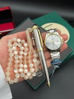 طقم ساعة قلم وسبحة