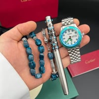 طقم كارتيرا (ساعة قلم وسبحة)