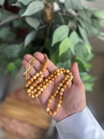 مسابح تراب الكهرمان شكة قماش