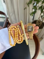 طقم ساعة قلم وسبحة