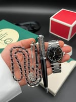 طقم ساعة قلم وسبحة