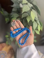 مسابح بكلايت بطرابزونة فضة- ازرق bf10