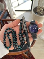 طقم ساعة قلم وسبحة