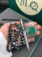 طقم ساعة قلم وسبحة