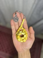 مسابح تراب الكهرمان بطرابزونة فضة