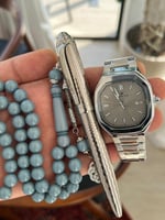 طقم ساعة قلم وسبحة