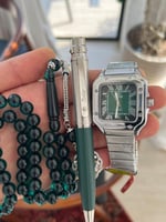 طقم ساعة قلم وسبحة