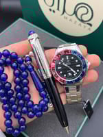 طقم ساعة قلم وسبحة