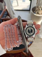 طقم ساعة قلم وسبحة