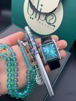 طقم ساعة قلم وسبحة