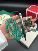 طقم ساعة قلم وسبحة