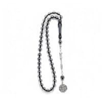 سبحة بكلايت شفاف اسود