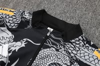 طقم تدريب شتوي ريال مدريد 2024-2025 اسود (٢)