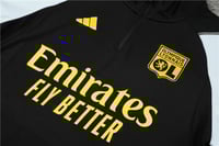 طقم تدريب شتوي اولمبيك ليون 2023-2024 اسود