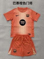 طقم برشلونة حارس مرمى 2025-2026 برتقالي