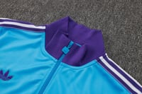 طقم تدريب شتوي ريال مدريد 2025-2026 ازرق سحاب كامل