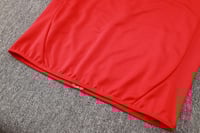 طقم تدريب شتوي منتخب اسبانيا 2024-2025 احمر سحاب ط...