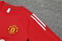 طقم تدريب صيفي مانشستر يونايتد 2024-2025 احمر