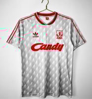 طقم ليفربول موسم 1989-1991 رمادي