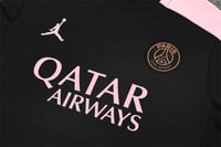 طقم تدريب صيفي باريس سانت جيرمان 2024-2025 اسود