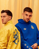 جاكيت وجهين ريال مدريد 2025-2026 اصفر و ازرق