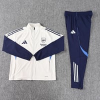 طقم تدريب شتوي ارسنال 2025-2026 ضد الماء ابيض