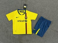 طقم برشلونة موسم 2008-2009 اطفال (اصفر)