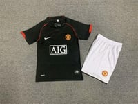 طقم مانشستر يونايتد موسم 2007-2008 اطفال (اسود)