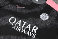 طقم تدريب صيفي باريس سانت جيرمان 2024-2025 اسود