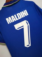 طقم ايطاليا الازرق موسم 1990