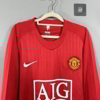 طقم مانشستر يونايتد موسم 2007-2008 كم طويل احمر