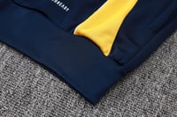 طقم تدريب شتوي بوكا جونيور 2025-2026 كحلي سحاب كام...