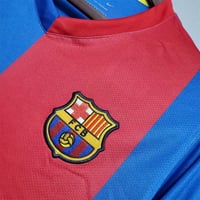 طقم برشلونة موسم 2006-2007 احمر كم طويل