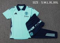 طقم تدريب صيفي بولو مانشستر يونايتد 2024-2025 سماو...