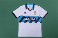 طقم انتر ميلان موسم 1990-1991 ابيض