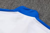 طقم تدريب شتوي منتخب البرازيل 2024-2025 ابيض سحاب...