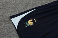 طقم تدريب صيفي منتخب فرنسا 2024-2025 سماوي