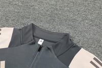 طقم تدريب شتوي ريال مدريد 2024-2025 رمادي(٢)