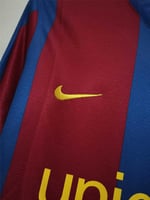 طقم برشلونة موسم 2007-2008 احمر كم طويل
