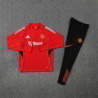 طقم تدريب شتوي مانشستر يونايتد 2025-2026 احمر