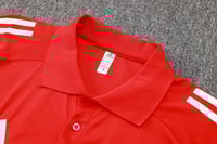 طقم تدريب صيفي بولو مانشستر يونايتد 2024-2025 احمر