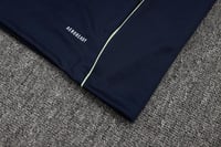 طقم تدريب شتوي ريال مدريد 2025-2026 كحلي سحاب كامل