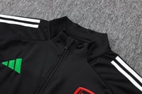 طقم تدريب ارسنال 2025-2026 اسود سحاب كامل