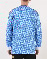 طقم مانشستر يونايتد موسم 1990-1992 ازرق كم طويل