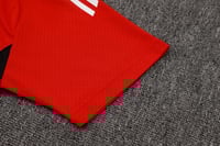 طقم تدريب صيفي بولو ارسنال 2025-2026 احمر