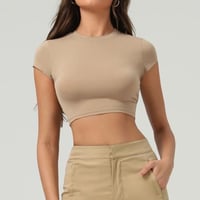 تيشيرت نسائي رياضي ماركة الو 24 alo cross-border